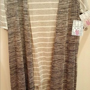 One Med Lularoe JOY, a knit of gray/ charcoal gray